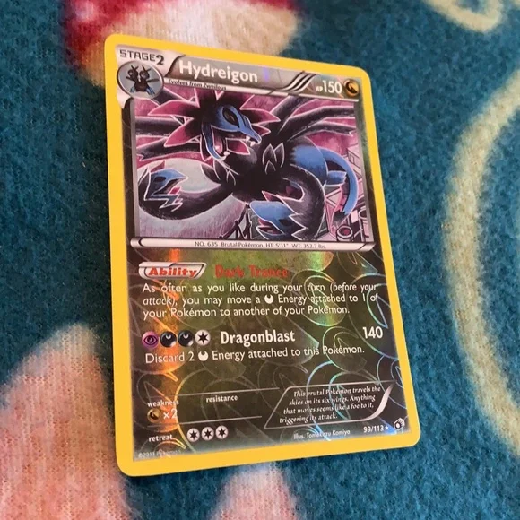 pokemon card zweilous Zweilous 85/114 Pokémon Card Reverse Holo Near Mint main image 1